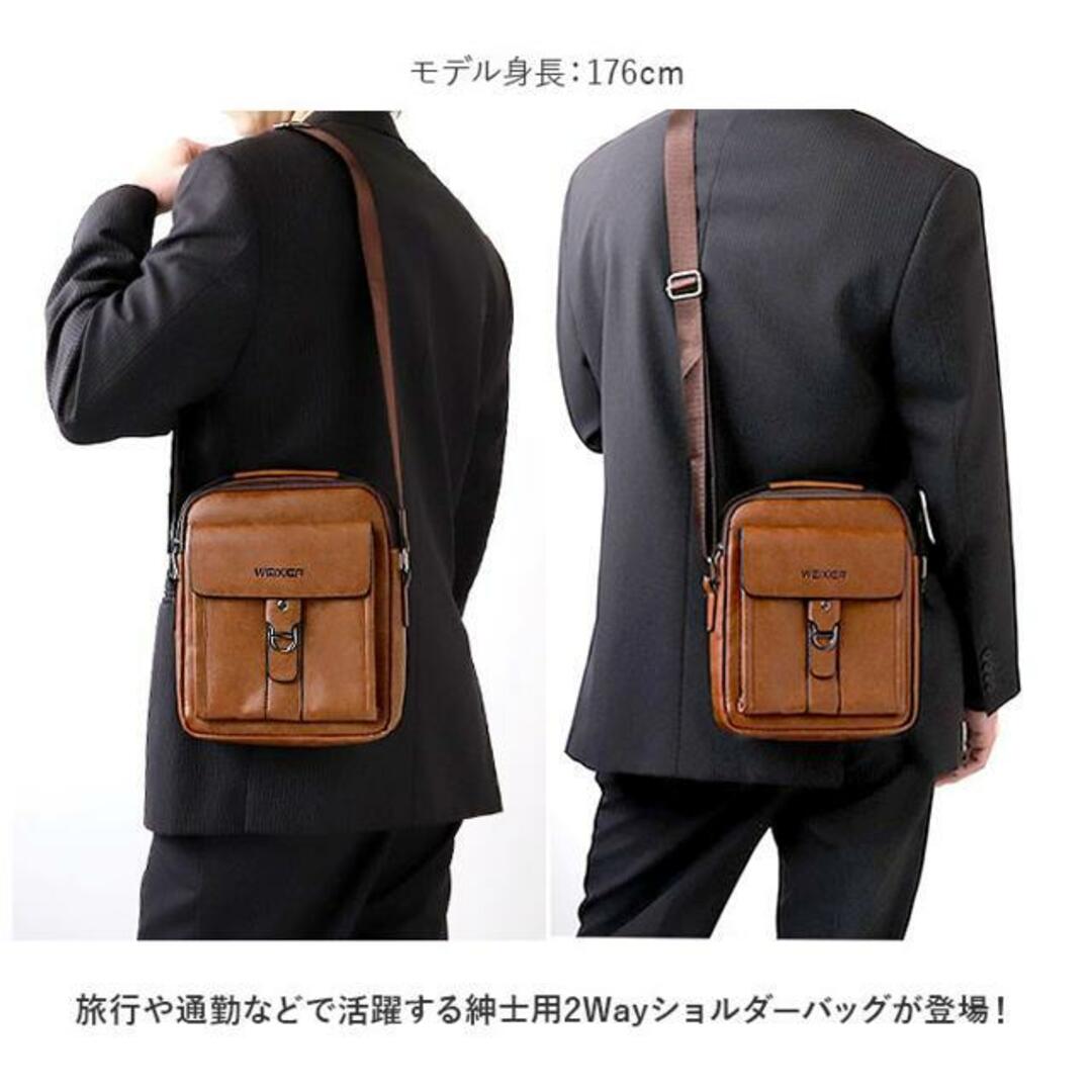 【並行輸入】ショルダーバック かばん 紳士 斜めがけ 通勤 bag8606 メンズのバッグ(ショルダーバッグ)の商品写真