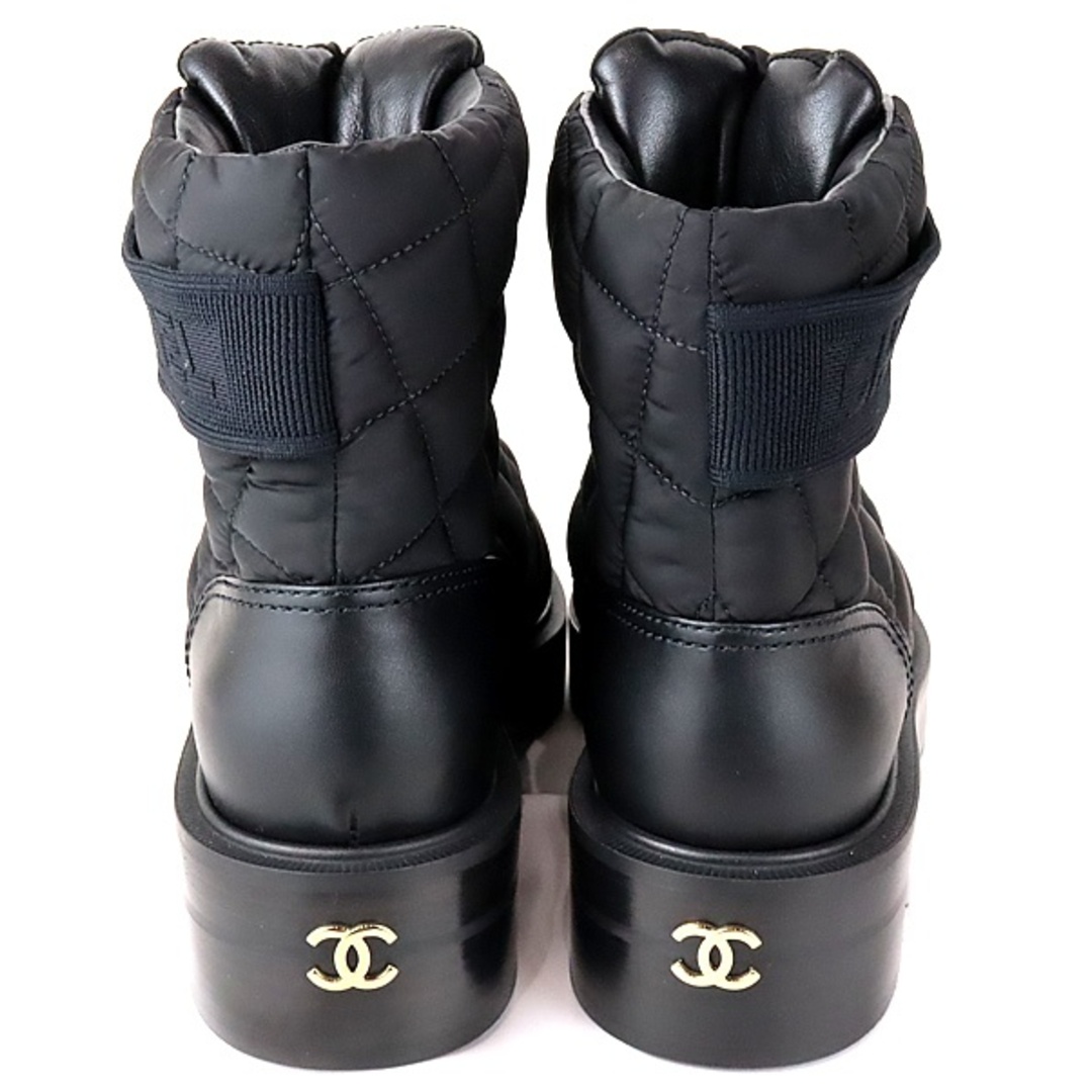 CHANEL(シャネル)の【広尾店】シャネル CHANEL 2023年 マトラッセ レースアップブーツ size37 【13928】 レディースの靴/シューズ(ブーツ)の商品写真