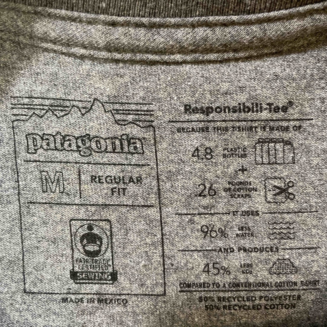 patagonia(パタゴニア)のパタゴニア　ロングスリーブ　レスポンシビリティー　メンズMサイズ　 メンズのトップス(Tシャツ/カットソー(七分/長袖))の商品写真