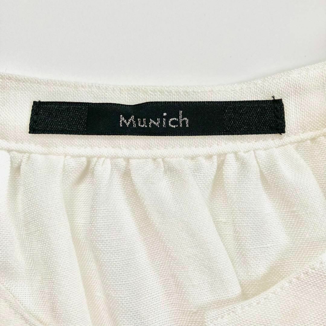 MUNICH(ミューニック)の美品 ミューニック レーヨンリネンポプリンブラウス レディースのトップス(シャツ/ブラウス(長袖/七分))の商品写真