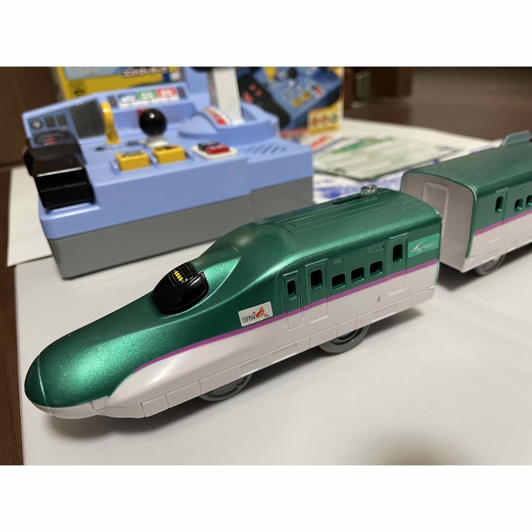 Takara Tomy(タカラトミー)のE5系　はやぶさコントロールセット キッズ/ベビー/マタニティのおもちゃ(電車のおもちゃ/車)の商品写真