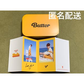 ボウダンショウネンダン(防弾少年団(BTS))のBTS butter ジミン メッセージカード 缶ケース(アイドルグッズ)