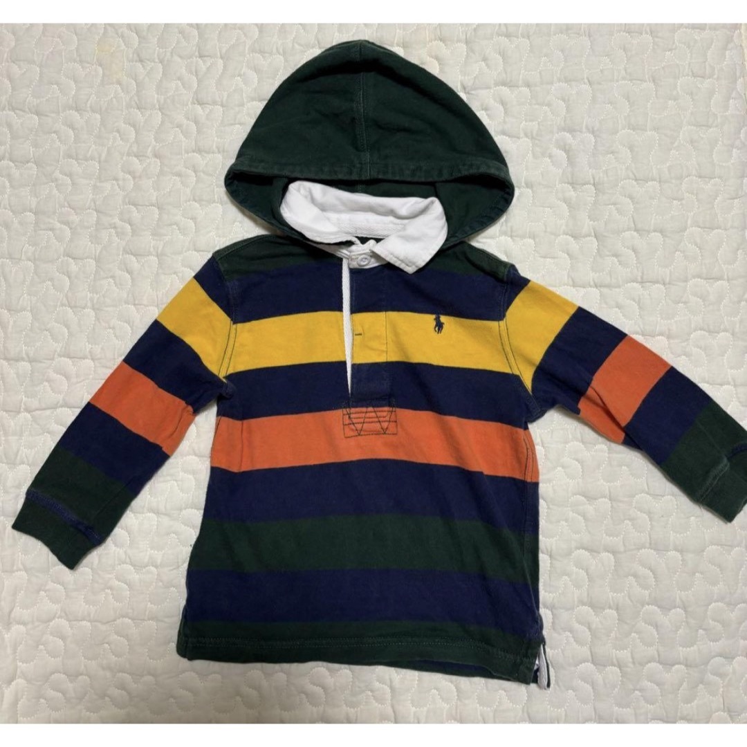 POLO RALPH LAUREN(ポロラルフローレン)のポロラルフローレン 90サイズ フード付きロンT キッズ/ベビー/マタニティのキッズ服男の子用(90cm~)(ブラウス)の商品写真