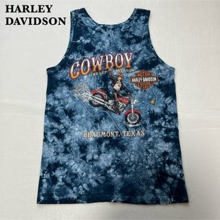 ハーレーダビッドソン(Harley Davidson)の【USA製】希少 ハーレーダビッドソン タイダイ染め タンクトップ M(タンクトップ)