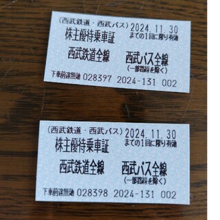 サイタマセイブライオンズ(埼玉西武ライオンズ)の西武　切符(鉄道乗車券)