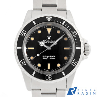 ロレックス(ROLEX)のロレックス サブマリーナ 5513 ブラック フチ有 89番 メンズ アンティーク 腕時計(腕時計(アナログ))
