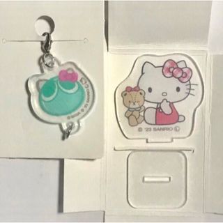 サンリオ(サンリオ)のサンリオ❤️キティ❤️ アクスタ & ぷよぷよアクリルミニチャーム❤️2点セット(キャラクターグッズ)