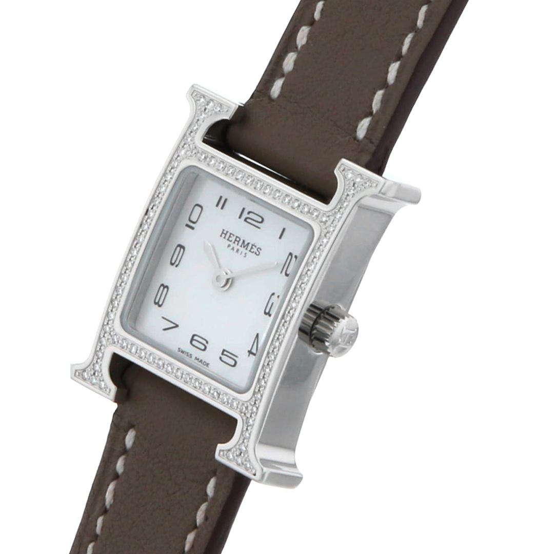Hermes(エルメス)のエルメス Hウォッチミニ HH1.131 レディース 中古 腕時計 レディースのファッション小物(腕時計)の商品写真