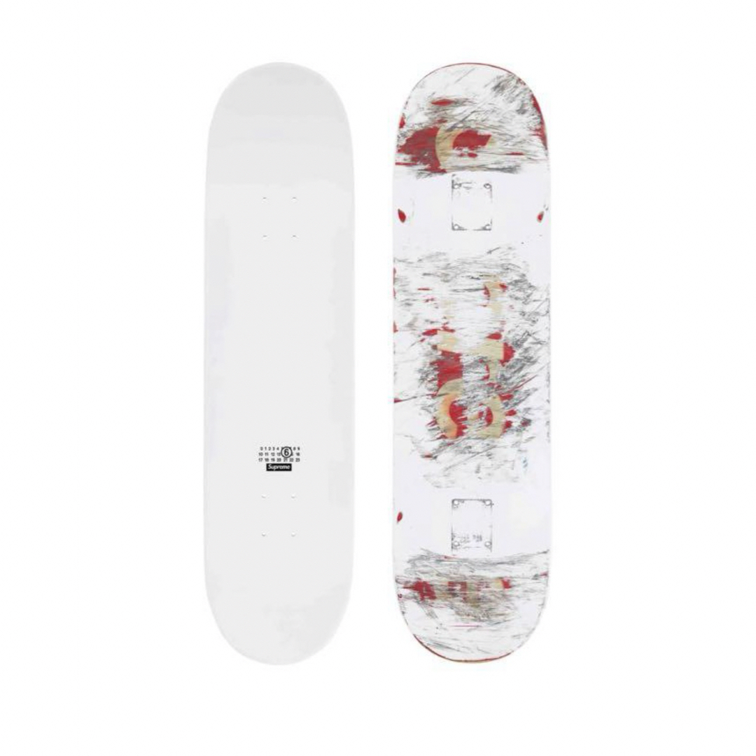 Supreme MM6 Maison Margiela Skateboard 白 スポーツ/アウトドアのスポーツ/アウトドア その他(スケートボード)の商品写真