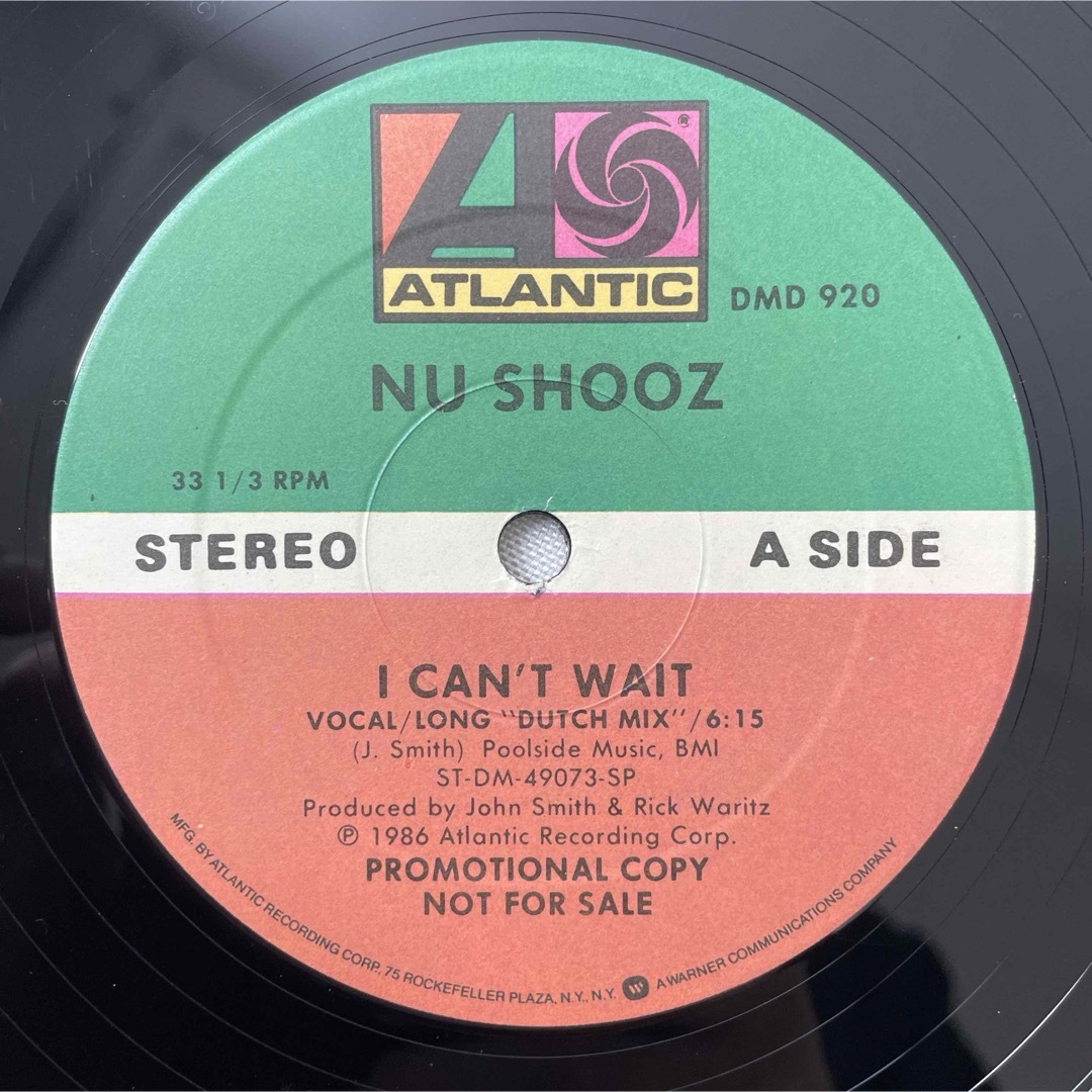 Nu Shooz / I Can't Wait【12"USプロモ】 エンタメ/ホビーのCD(ヒップホップ/ラップ)の商品写真