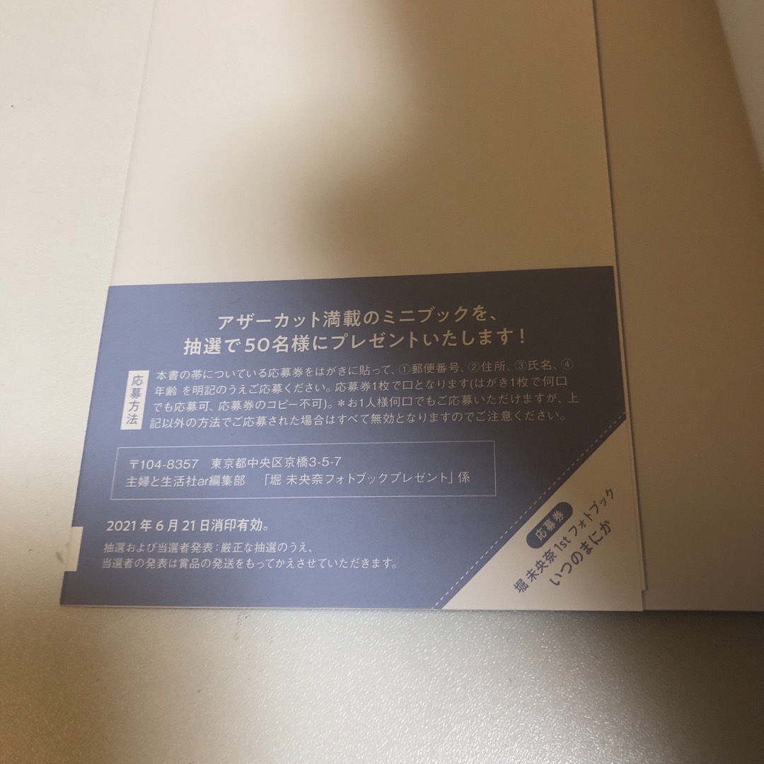 いつのまにか 乃木坂46卒業記念堀未央奈1stフォトブック　未読 エンタメ/ホビーの本(アート/エンタメ)の商品写真