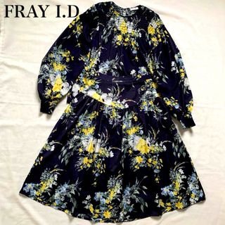 FRAY I.D -  FRAY I.D スモッキングプリントブラウス　スカート　セットアップ　花柄