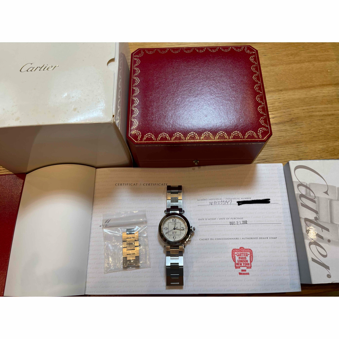 Cartier(カルティエ)のカルティエ　パシャC  ビッグデイト レディースのファッション小物(腕時計)の商品写真