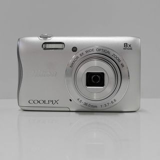 Nikon - Nikon COOLPIX S3700 USED美品 デジタルカメラ 本体+バッテリー 光学8倍ズーム 2005万画素 Wi-Fi 薄さ20.1mm 動作品【難有】 CP4173