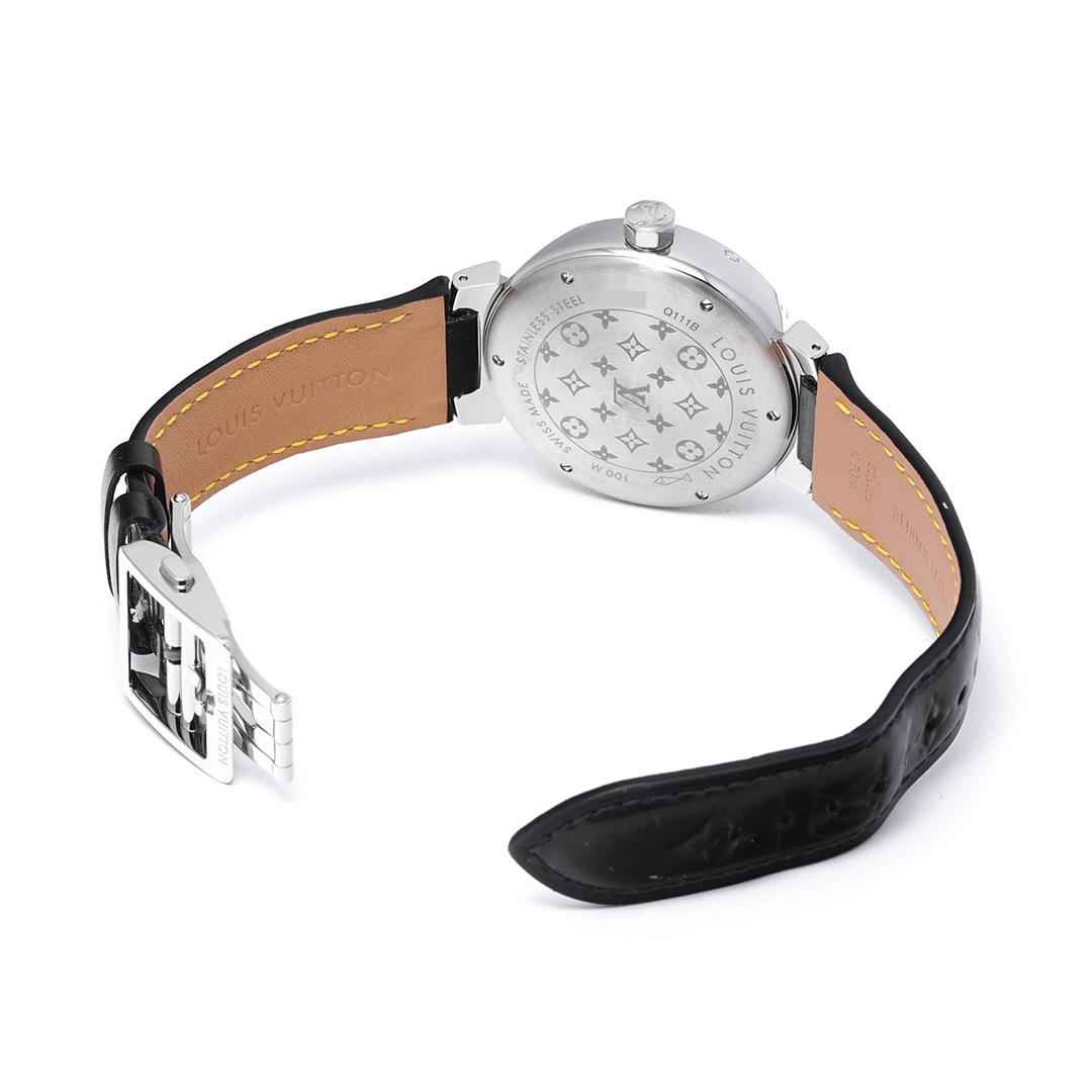 LOUIS VUITTON(ルイヴィトン)の中古 ルイ ヴィトン LOUIS VUITTON Q111B ブラック /ダイヤモンド メンズ 腕時計 メンズの時計(腕時計(アナログ))の商品写真