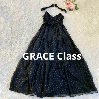 グレースクラス(Grace Class)のグレースクラス GRACE Class 雪の結晶 キャミワンピース ドレスロング(ロングワンピース/マキシワンピース)