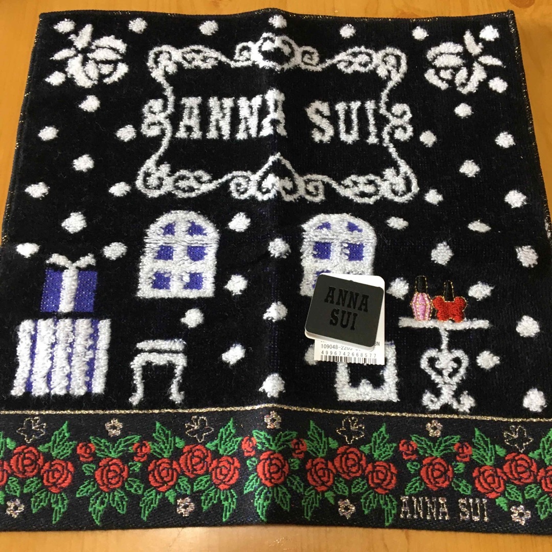 ANNA SUI(アナスイ)のANNA SUIタオルハンカチ２枚 レディースのファッション小物(ハンカチ)の商品写真