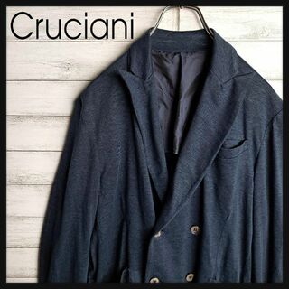 Cruciani - 【最高デザイン】クルチアーニ リネン ダブルジャケット ライトジャケット 46