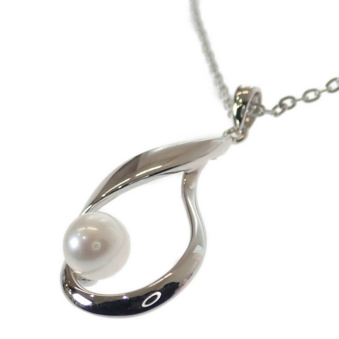 MIKIMOTO(ミキモト)の【中古】【Aランク】MIKIMOTO ミキモト パールペンダント ネックレス PP-365S Ag925 シルバー アコヤ真珠 約5.8mm レディース ジュエリー【ISEYA】 レディースのアクセサリー(ネックレス)の商品写真