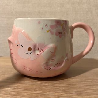 スターバックス(Starbucks)のStarbucks マグカップ 猫 桜(グラス/カップ)