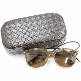 Bottega Veneta - ボッテガヴェネタ(BOTTEGA VENETA) サングラス B.V.63/S セルフレーム フルリム ブラウン ストラップ付 【中古】 JA-18830