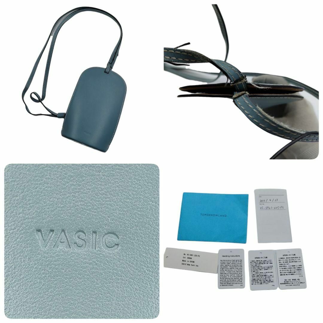 VASIC(ヴァジック)のヴァジック ペトラ ショルダーバッグ ポシェット レザー ブルー 斜めがけ レディースのバッグ(ショルダーバッグ)の商品写真