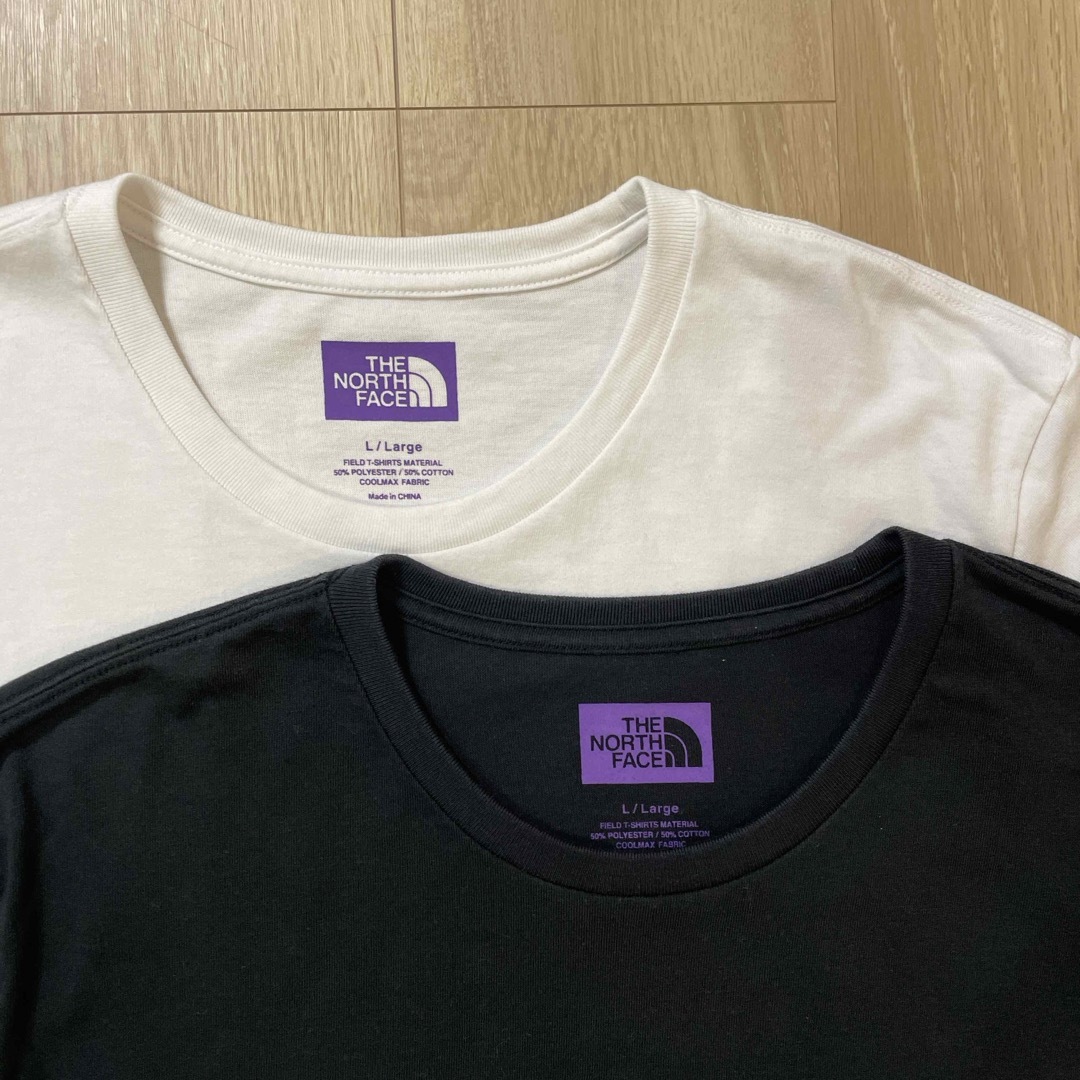 THE NORTH FACE(ザノースフェイス)のノースフェイス パックTシャツ2枚セット(白・黒) Lサイズ メンズのトップス(Tシャツ/カットソー(半袖/袖なし))の商品写真