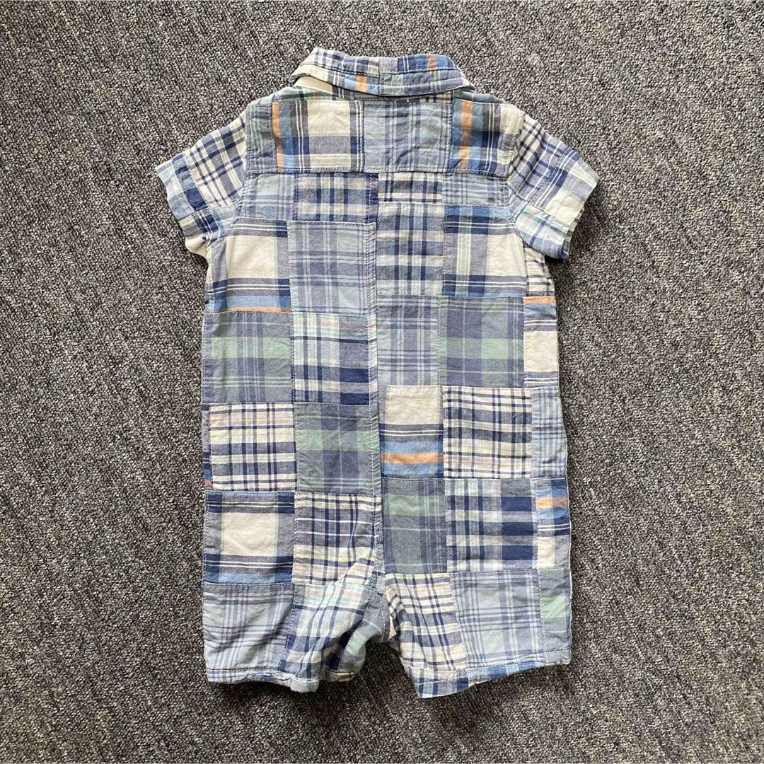 babyGAP(ベビーギャップ)の【 babyGAP 】ベビーギャップ 半袖シャツロンパース70 キッズ/ベビー/マタニティのベビー服(~85cm)(ロンパース)の商品写真