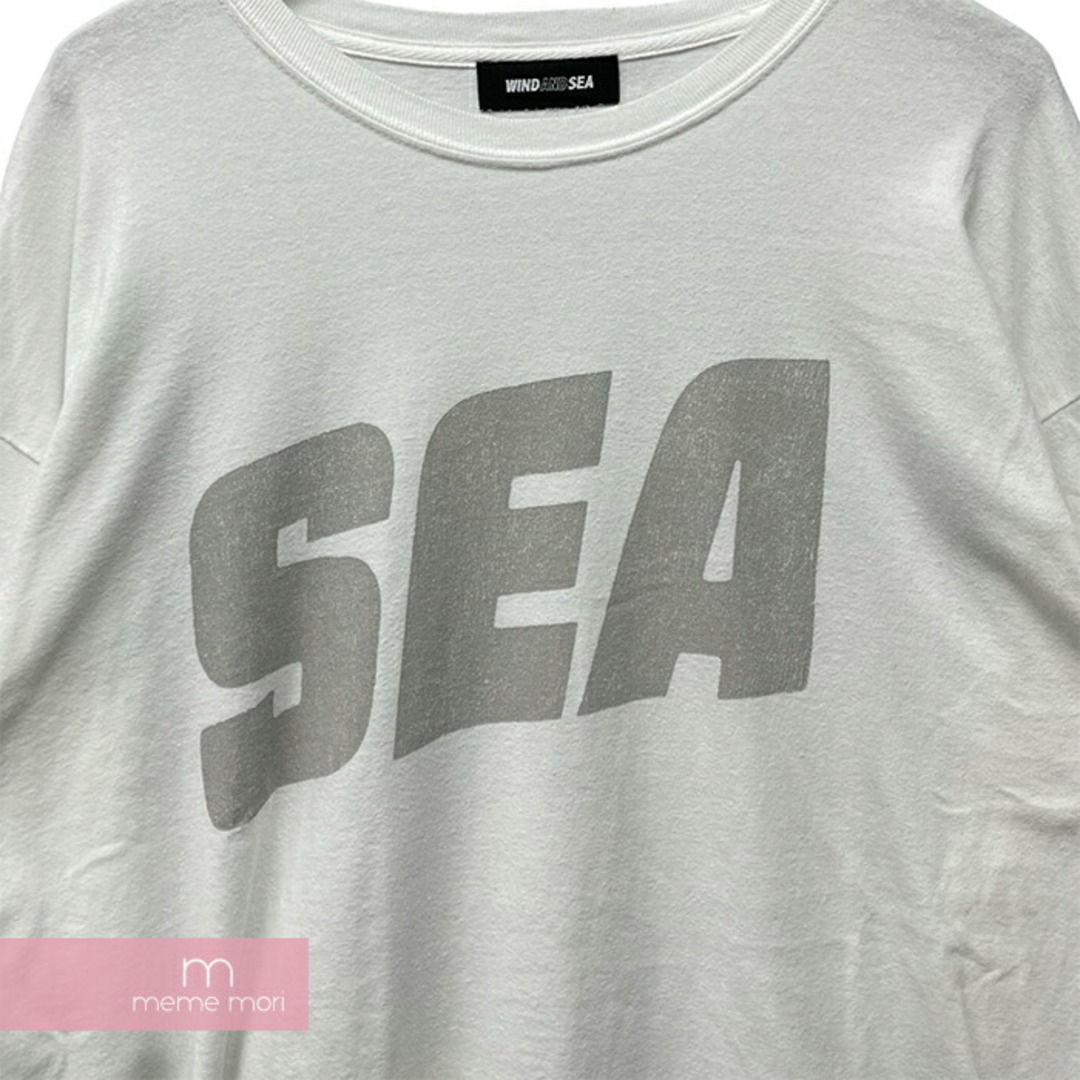 WIND AND SEA(ウィンダンシー)のWIND AND SEA 2021SS Juicy Fresh Tee WDS-21S-TPS-04 ウィンダンシー ジューシーフレッシュロングスリーブTシャツ 長袖カットソー フルーツ柄 刺繍 バックロゴプリント ホワイト サイズXL【240512】【中古-B】【me04】 メンズのトップス(Tシャツ/カットソー(半袖/袖なし))の商品写真