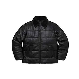 シュプリーム(Supreme)のSupreme®/Schott® Leather Puffy Jacket (ダウンジャケット)