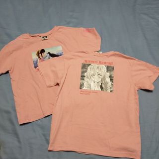 キメツノヤイバ(鬼滅の刃)の鬼滅の刃 栗花落カナヲ 甘露寺蜜璃 ピンク 半袖Tシャツ 130cm 2枚セット(Tシャツ/カットソー)