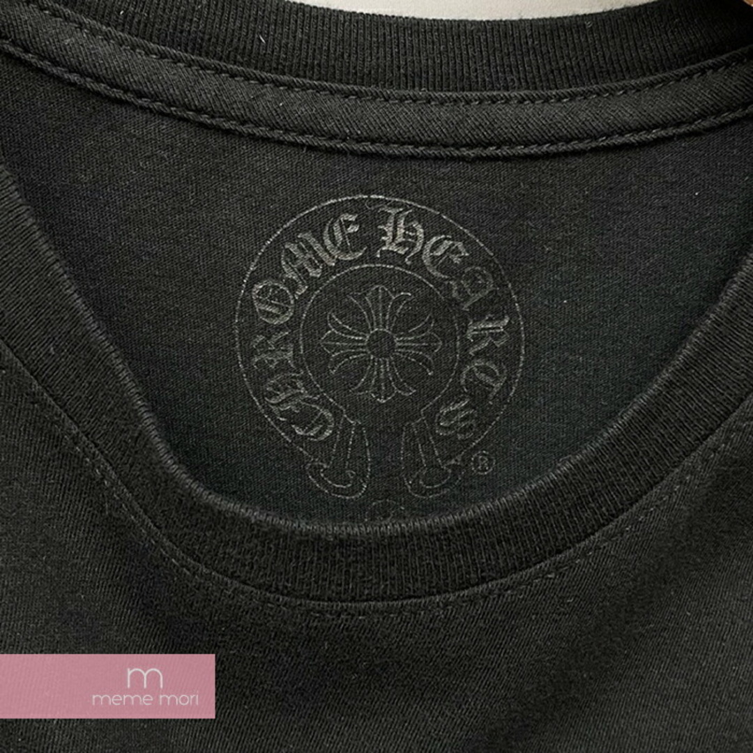 Chrome Hearts(クロムハーツ)のCHROME HEARTS Horseshoe Tee クロムハーツ ホースシューTシャツ 半袖カットソー ポケT ブラック サイズM 【240512】【中古-A】【me04】 メンズのトップス(Tシャツ/カットソー(半袖/袖なし))の商品写真