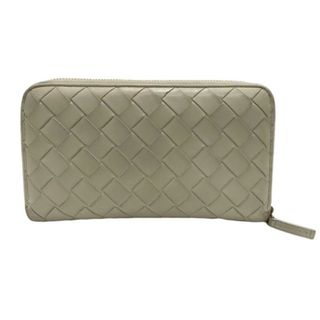 Bottega Veneta - BOTTEGA VENETA ボッテガ・ヴェネタ 長財布 オフホワイト×イエロー 金具ゴールドカラー 【中古品】 22405K160