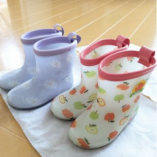 アカチャンホンポ(アカチャンホンポ)の子ども　長靴　レインブーツ　女の子　13cm 14cm(長靴/レインシューズ)