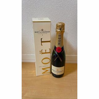 モエエシャンドン(MOËT & CHANDON)の【新品】MOET＆CHANDON モエ アンペリアル　シャンパン　375ml(シャンパン/スパークリングワイン)