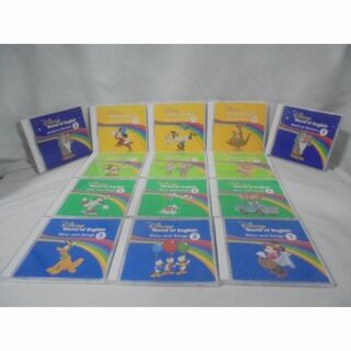 ディズニー(Disney)のDWE最新版StoryandSongsCD14枚 冊子2冊のみ　CD全きれい！(知育玩具)