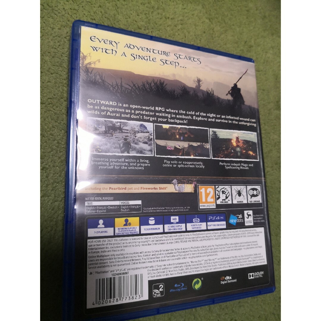 PlayStation4(プレイステーション4)の日本語対応 欧州版 PS4 Outward アウトワード エンタメ/ホビーのゲームソフト/ゲーム機本体(家庭用ゲームソフト)の商品写真