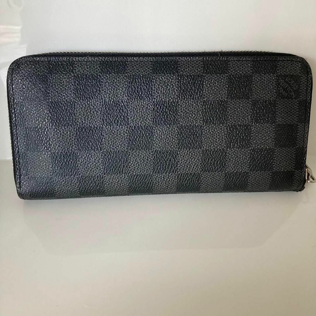 LOUIS VUITTON(ルイヴィトン)の極美品✨　ルイヴィトン　ダミエ　グラフィット　ヴェルティカル　ジッピーウォレット メンズのファッション小物(長財布)の商品写真