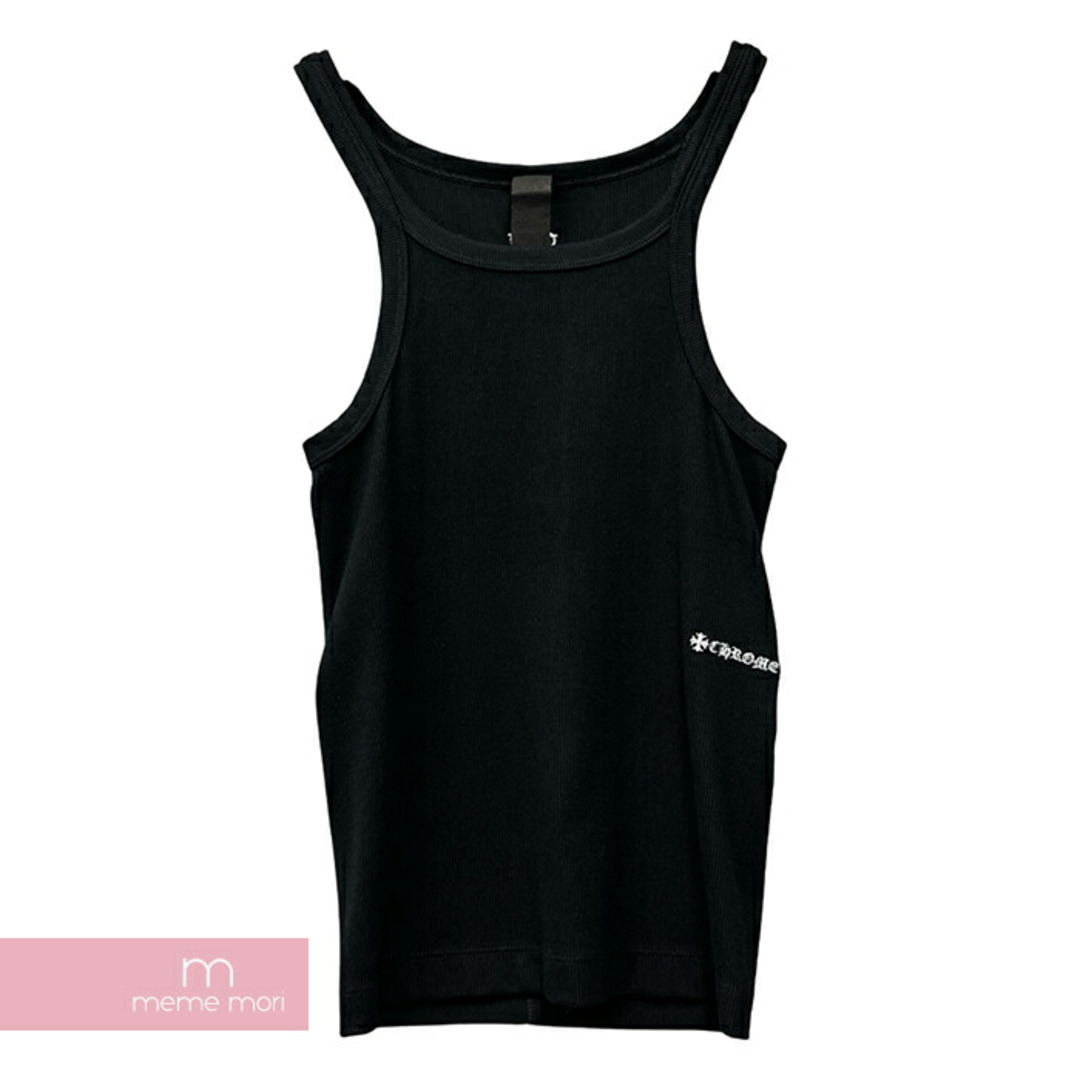 Chrome Hearts(クロムハーツ)のCHROME HEARTS Ynot Dagger Tank Top クロムハーツ ワイノットダガータンクトップ ロゴ刺繍 ダガー レーヨン レディースクロム ブラック サイズXS【240512】【新古品】【me04】 メンズのトップス(タンクトップ)の商品写真