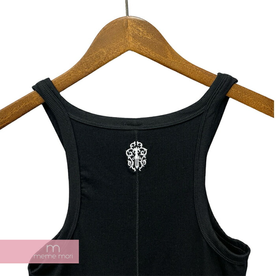 Chrome Hearts(クロムハーツ)のCHROME HEARTS Ynot Dagger Tank Top クロムハーツ ワイノットダガータンクトップ ロゴ刺繍 ダガー レーヨン レディースクロム ブラック サイズXS【240512】【新古品】【me04】 メンズのトップス(タンクトップ)の商品写真