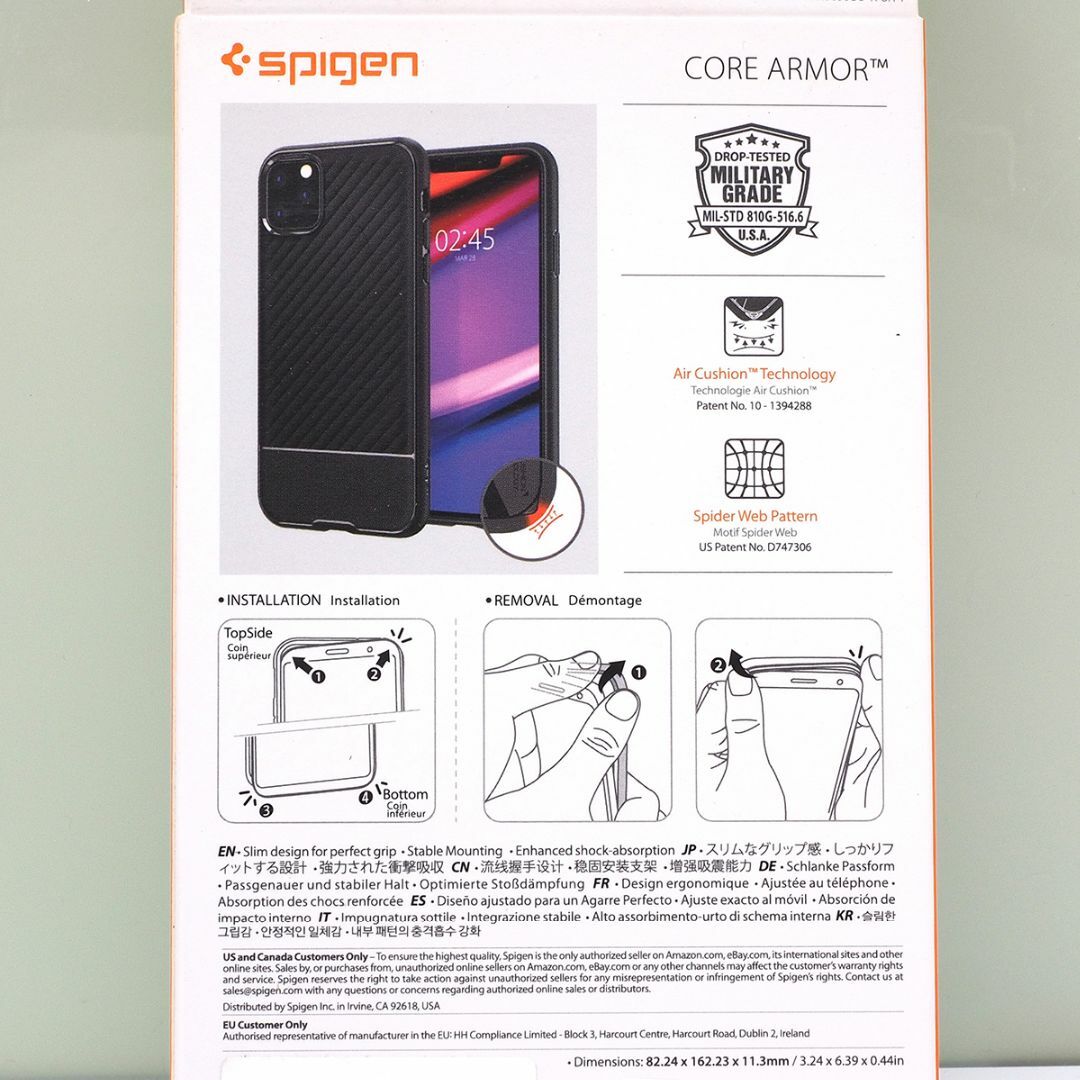 iPhone 11 Pro Max 用 Spigen 耐衝撃ケース ブラック スマホ/家電/カメラのスマホアクセサリー(iPhoneケース)の商品写真