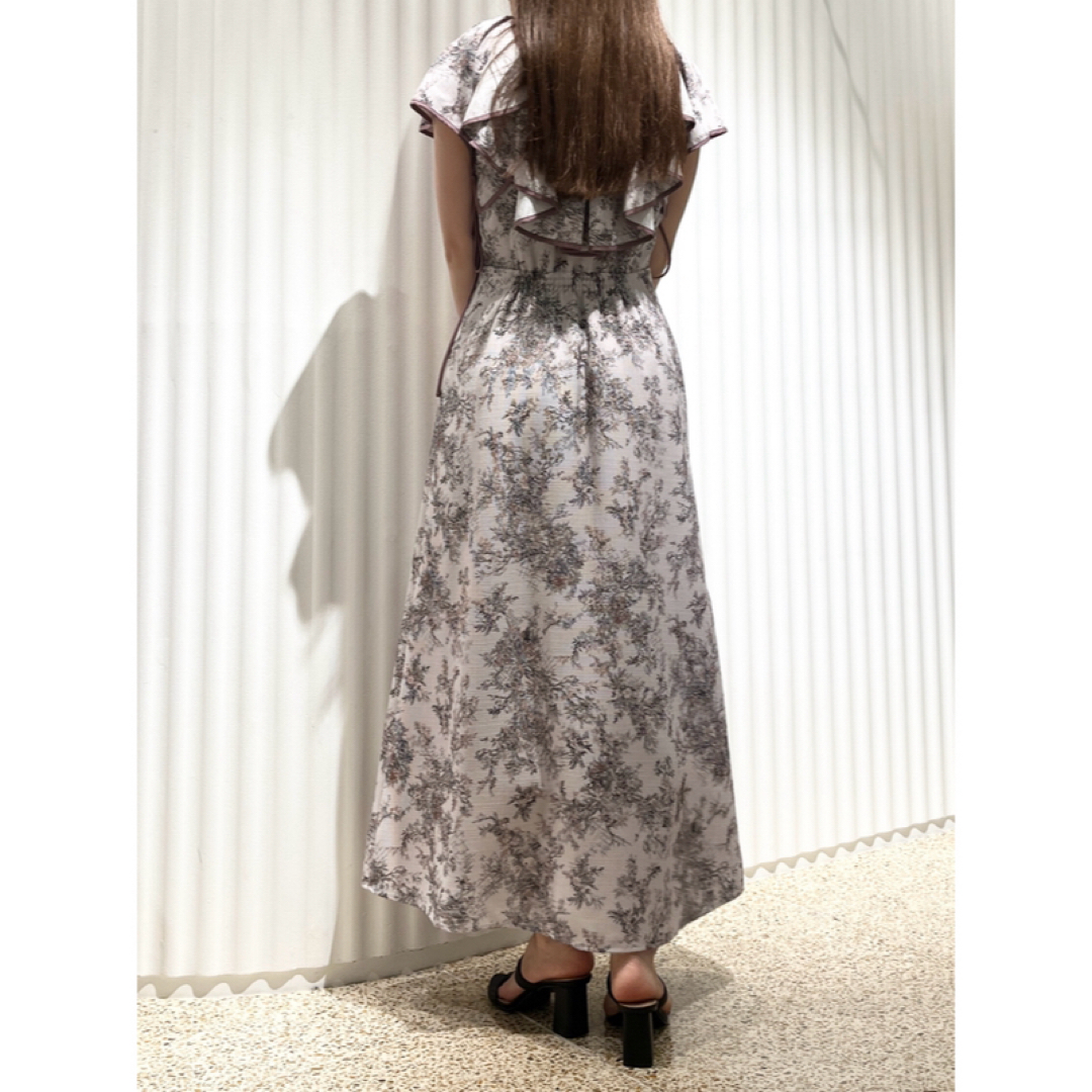 SNIDEL - 【正規品】snidel ラッフルボレロパイピングワンピース SNIDEL - 【正規品】snidel ラッフルボレロパイピングワンピース