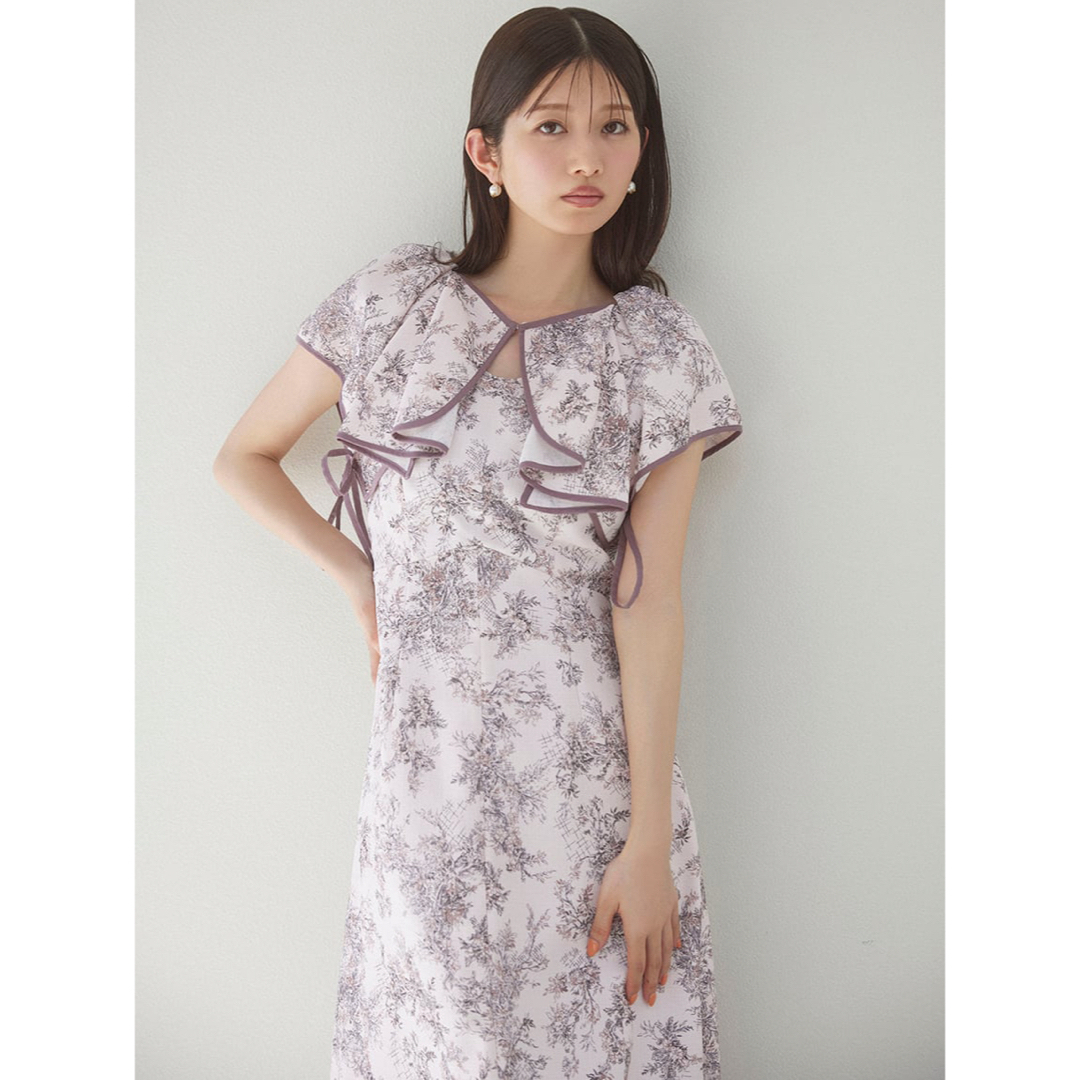 SNIDEL - 【正規品】snidel ラッフルボレロパイピングワンピース SNIDEL - 【正規品】snidel ラッフルボレロパイピングワンピース