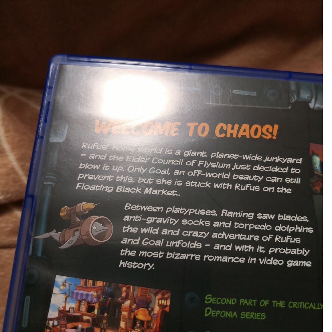 PlayStation4(プレイステーション4)のPS4 欧州版 CHAOS ON DEPONIA デポニアのカオス エンタメ/ホビーのゲームソフト/ゲーム機本体(家庭用ゲームソフト)の商品写真