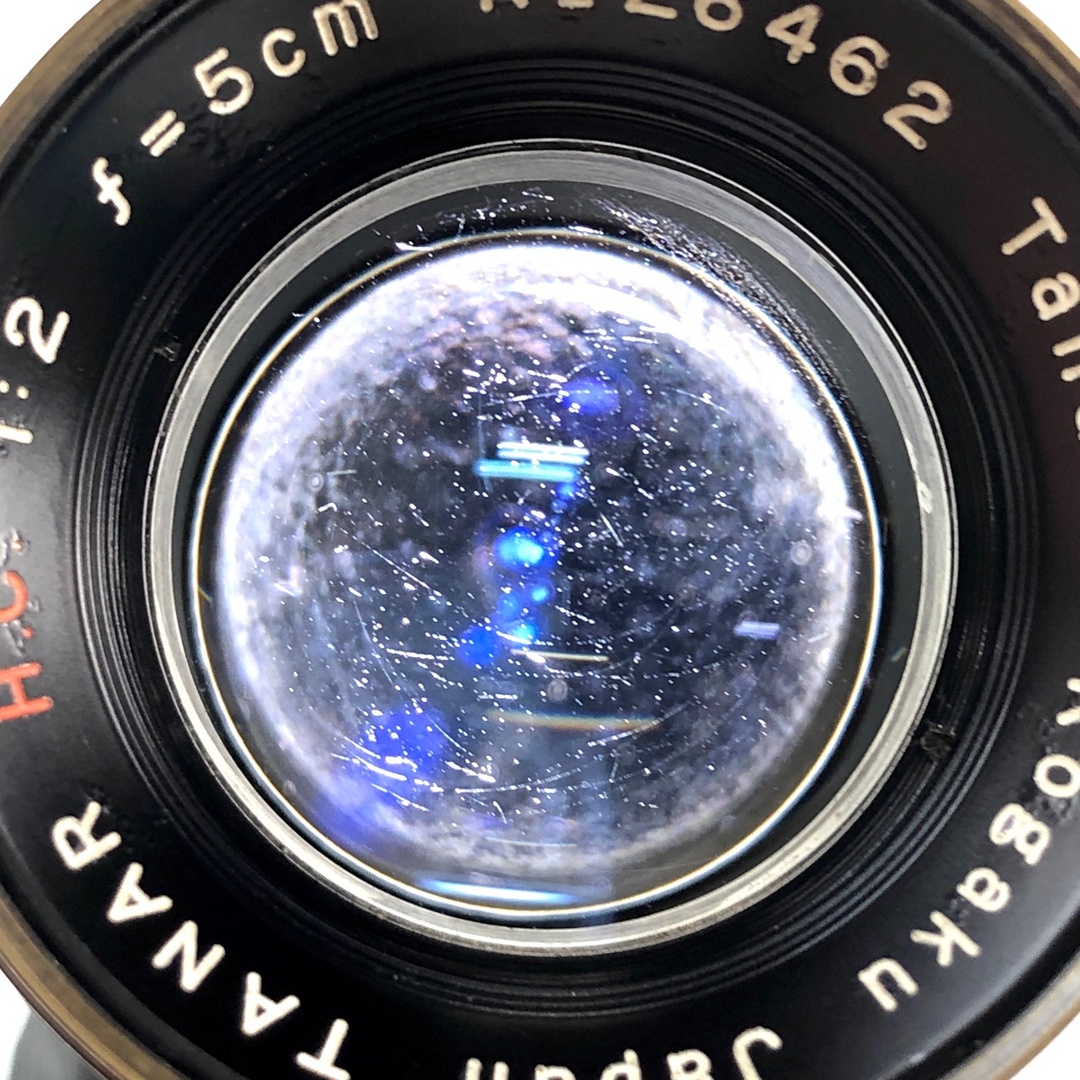 田中光学 Tanack TYPE IV-S + TANAR H.C. 5cm F2 50mm Lマウント L39 ［ジャンク品］ 中古 スマホ/家電/カメラのカメラ(フィルムカメラ)の商品写真