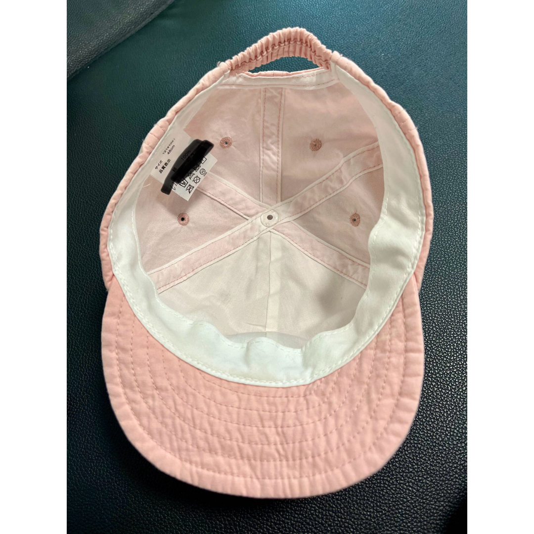 ミニーちゃん キャップ 帽子 ピンク 48cm 子供用 レディースの帽子(キャップ)の商品写真