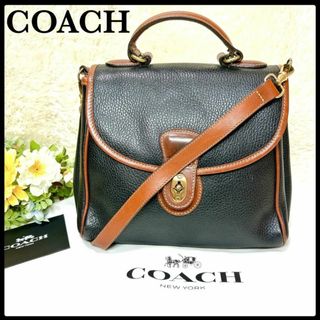 コーチ(COACH)の☆希少美品☆オールドコーチ シェリダン 2way ショルダーバッグ ブラック(ショルダーバッグ)