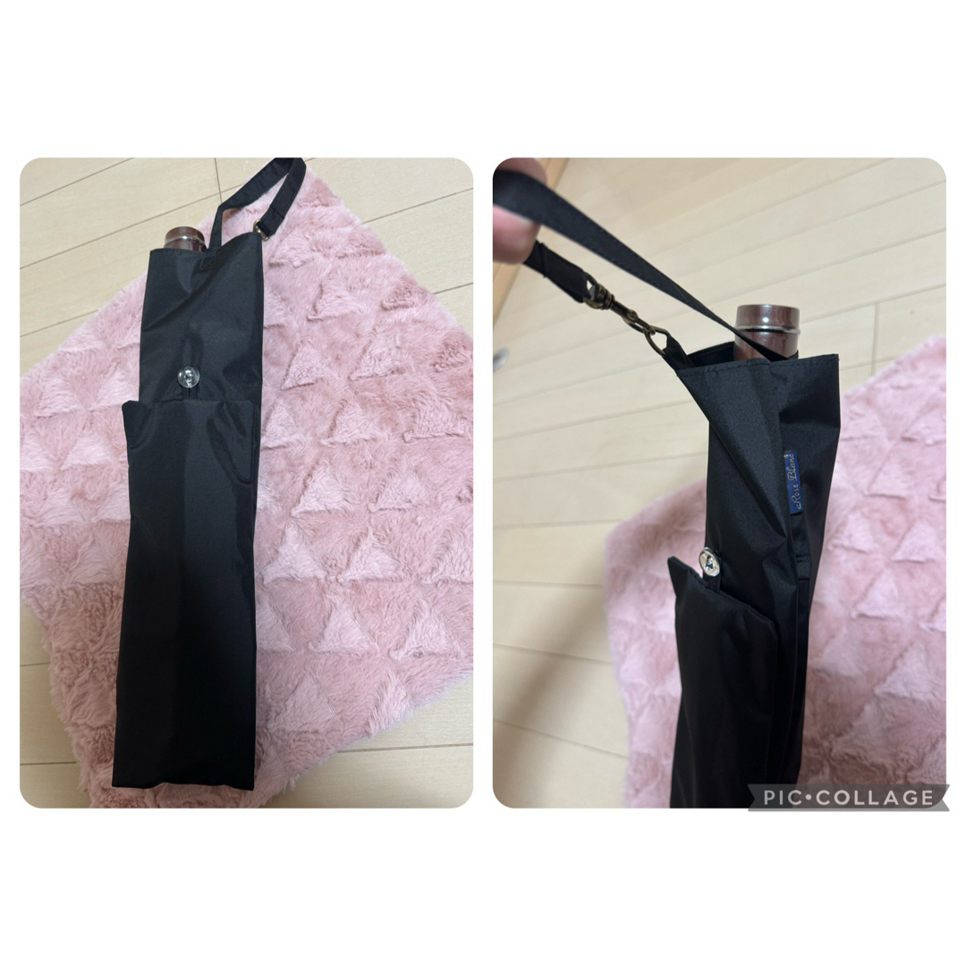 ROSE BLANC(ロサブラン)のﾛｻﾌﾞﾗﾝ2段折りたたみラージ60cm日傘(傘袋付)プレーン レディースのファッション小物(傘)の商品写真