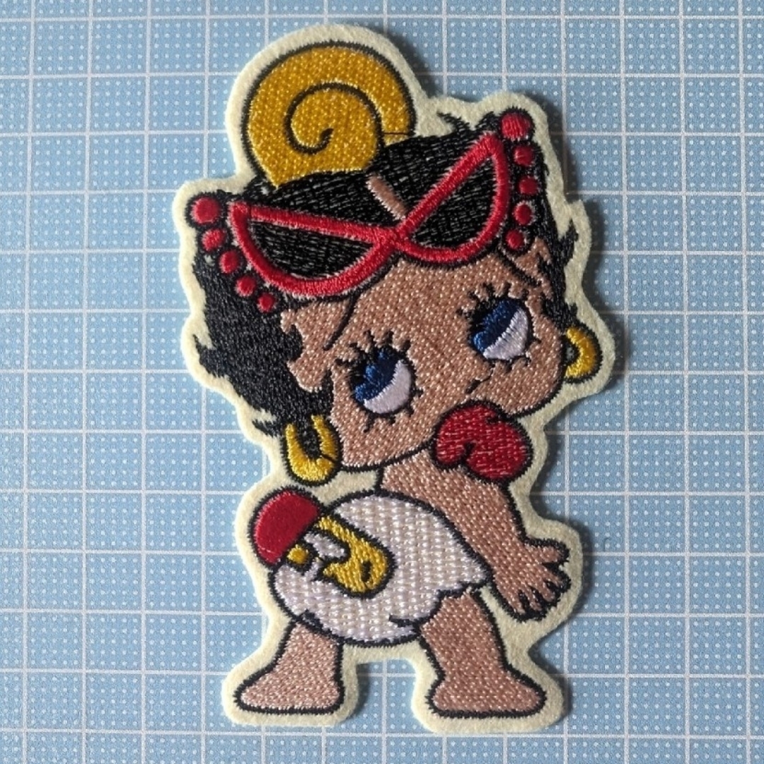 Betty Boop(ベティブープ)のHysmini Betty ワッペン アイロン刺繍ワッペン エンタメ/ホビーのおもちゃ/ぬいぐるみ(キャラクターグッズ)の商品写真