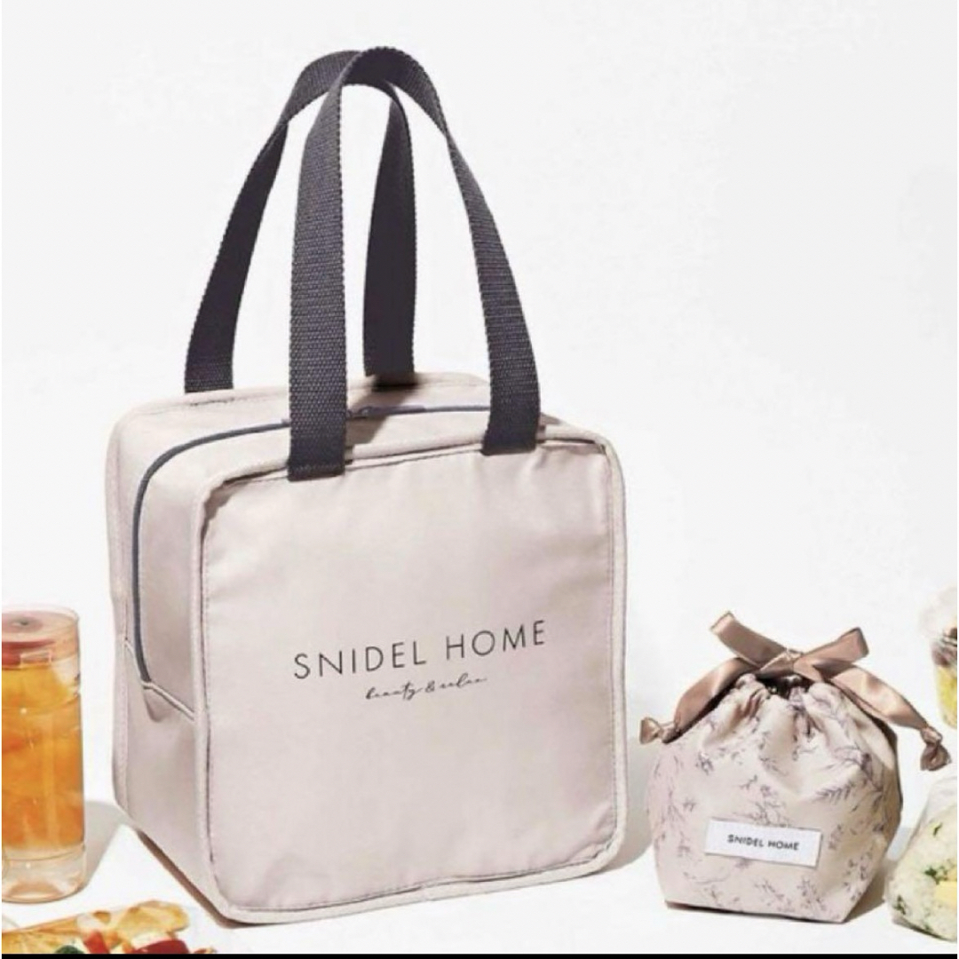 sweet6月号付録  SNIDEL HOMEバッグ&おむすび巾着2点セット レディースのバッグ(ショルダーバッグ)の商品写真